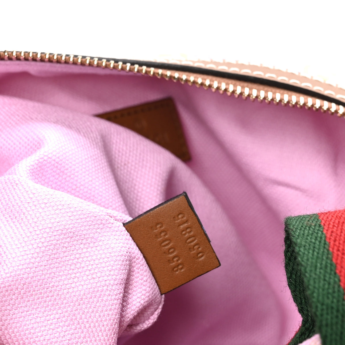 GG Supreme Web Mini GG Top Handle Bag Pink Yellow Beige