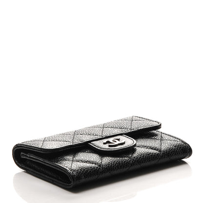 Chanel Caviar Quilted Flap Card Holder Black 4 of 7