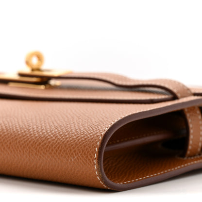 Hermes Epsom Kelly Wallet To Go Gold 10 of 11