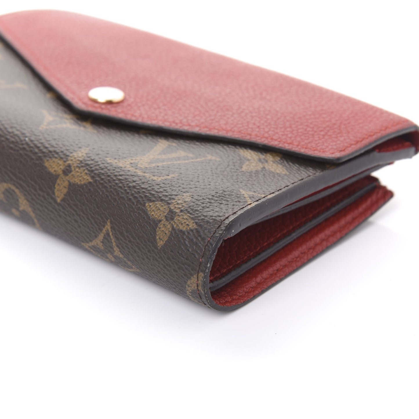 Monogram Pallas Compact Wallet Cherry