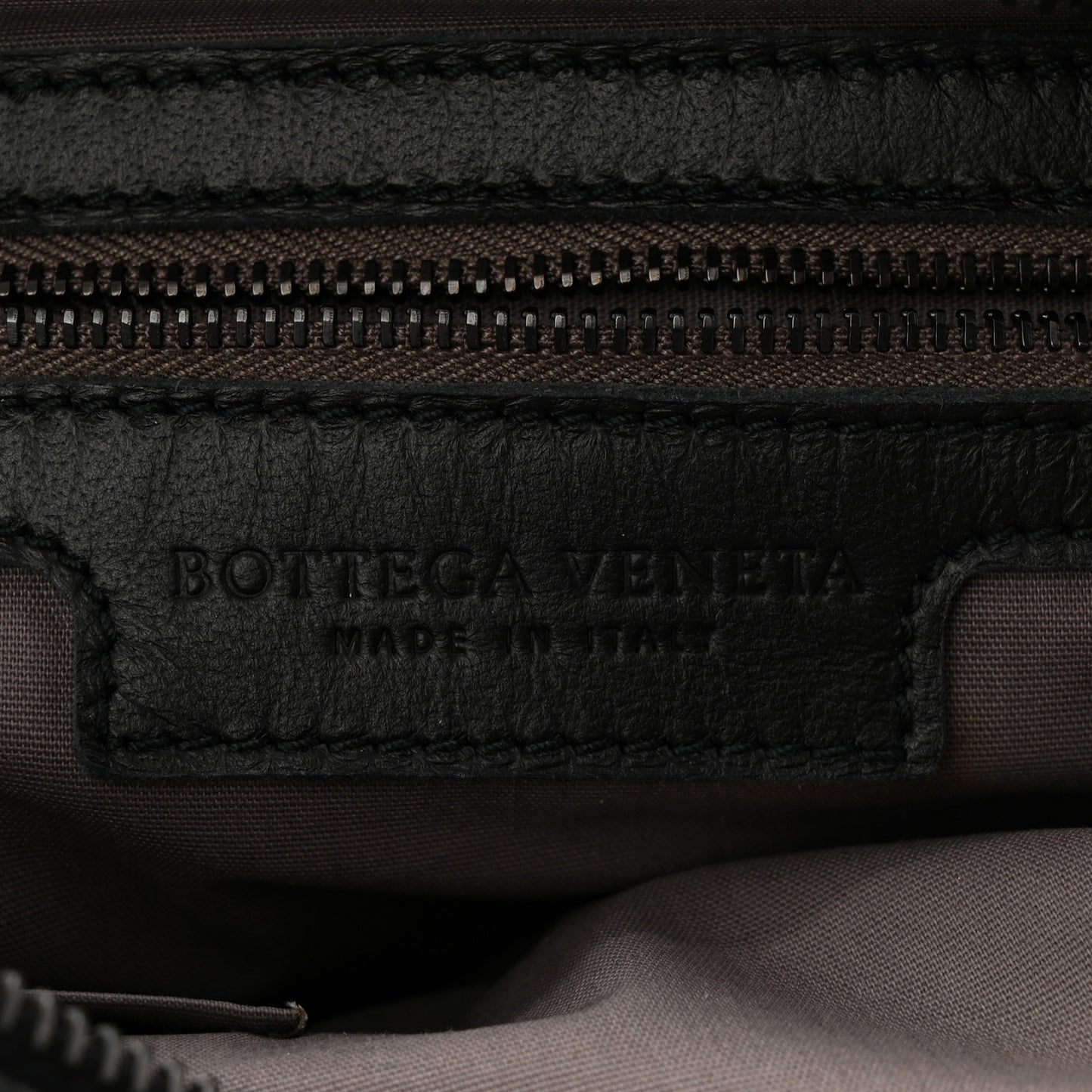 Nappa Intrecciato Messenger Bag Black