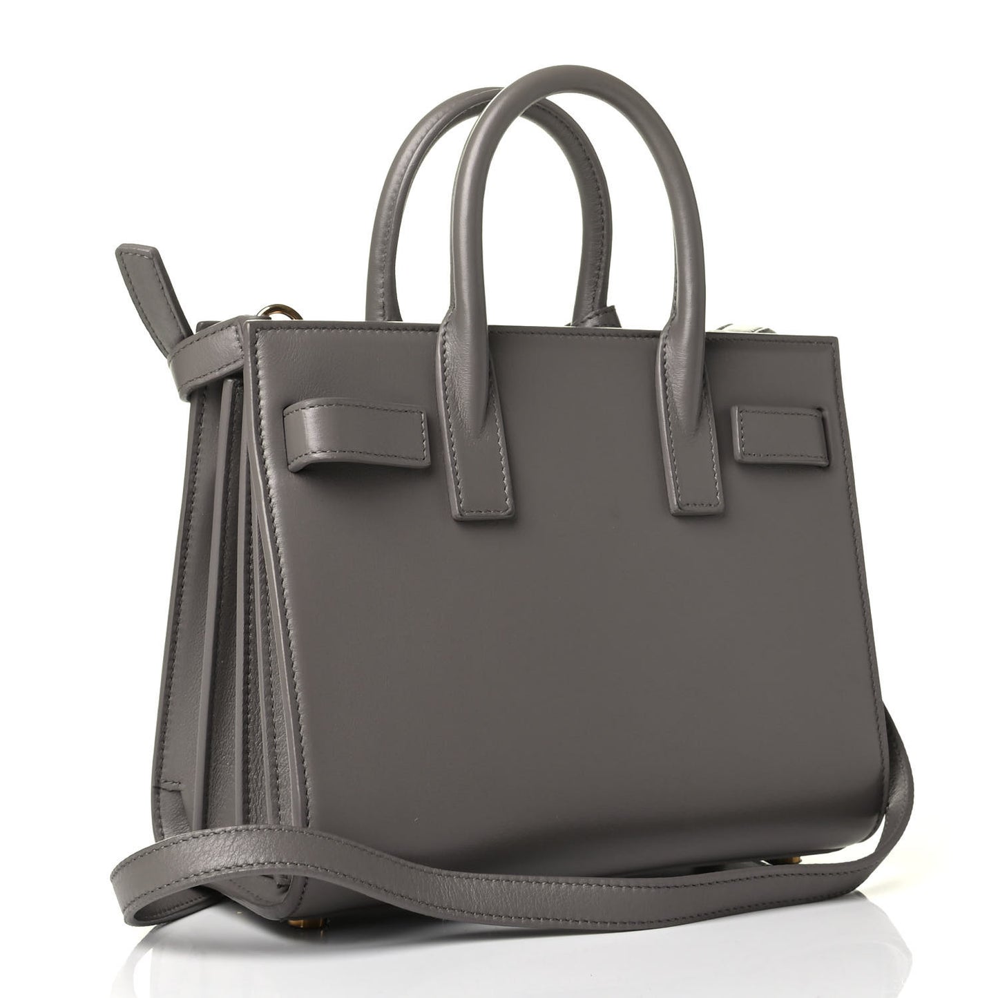 Calfskin Nano Sac De Jour Fog