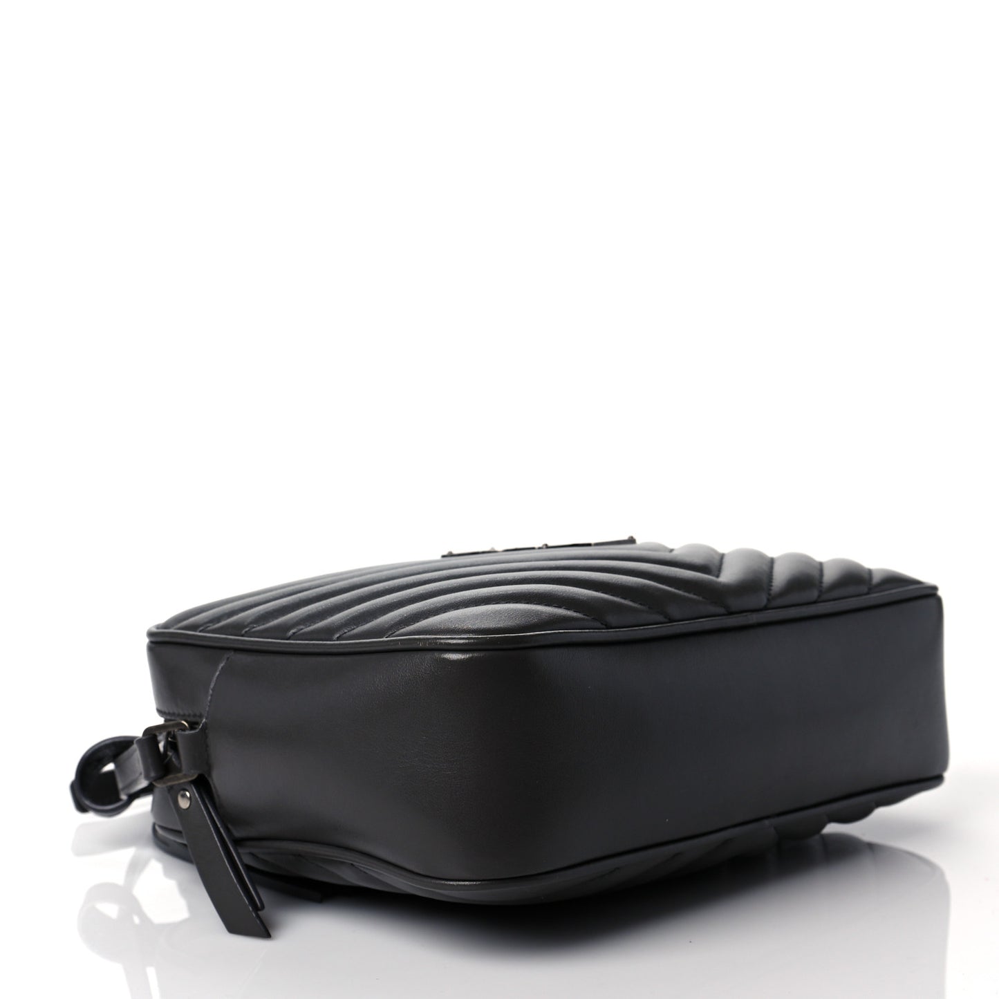 Calfskin Matelasse Monogram Lou Camera Bag Black