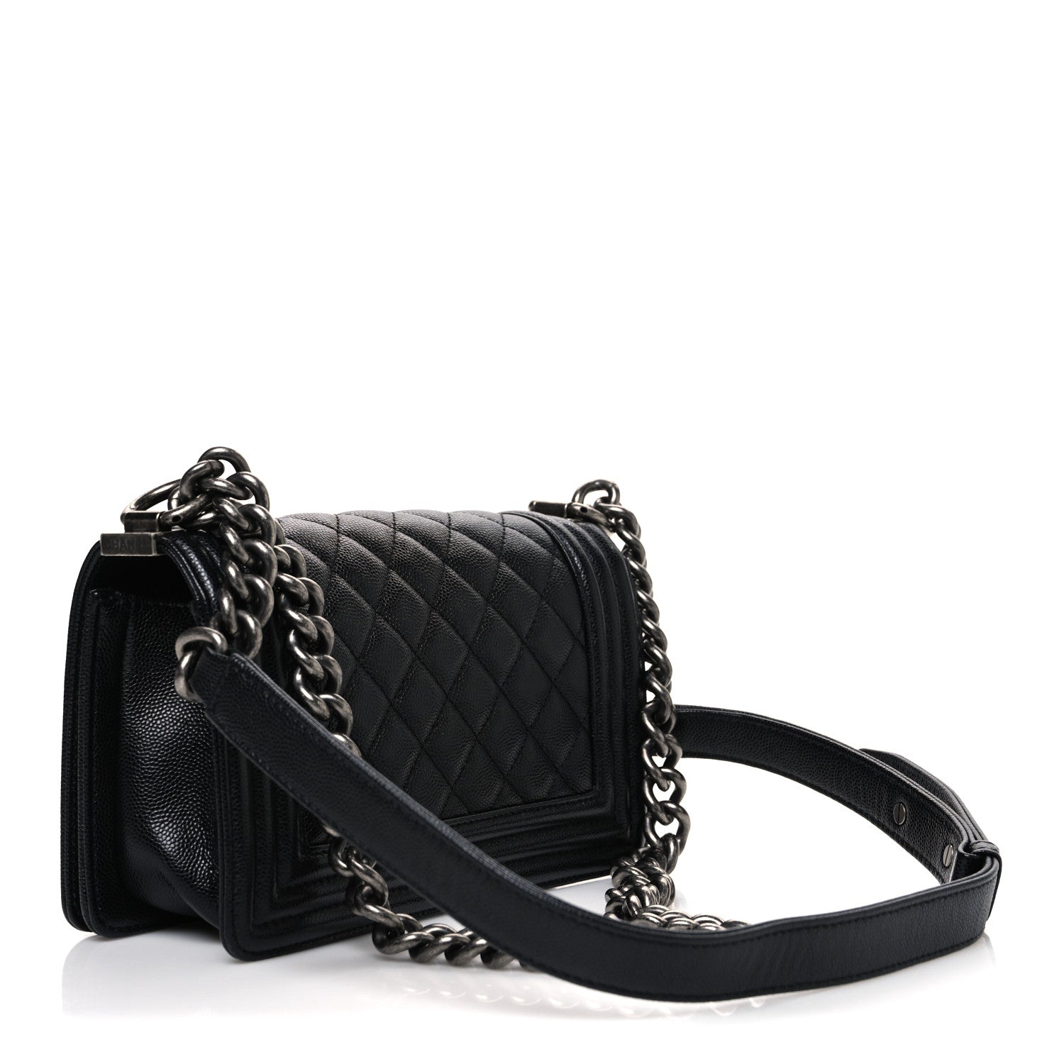 Chanel Caviar Quilted Small Boy Flap Black 3 of 10