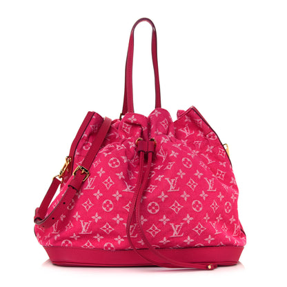 Louis Vuitton Denim Noefull MM Rose Indien 1 of 4