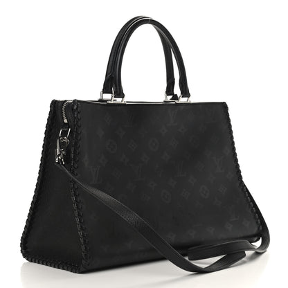 Louis Vuitton Monogram Cuir Plume Very Zipped Tote Black 2 of 8