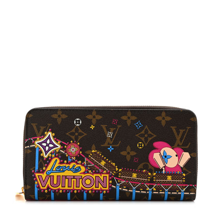 Louis Vuitton Monogram 2020 Christmas Animation Zippy Wallet Pivoine 1 of 8
