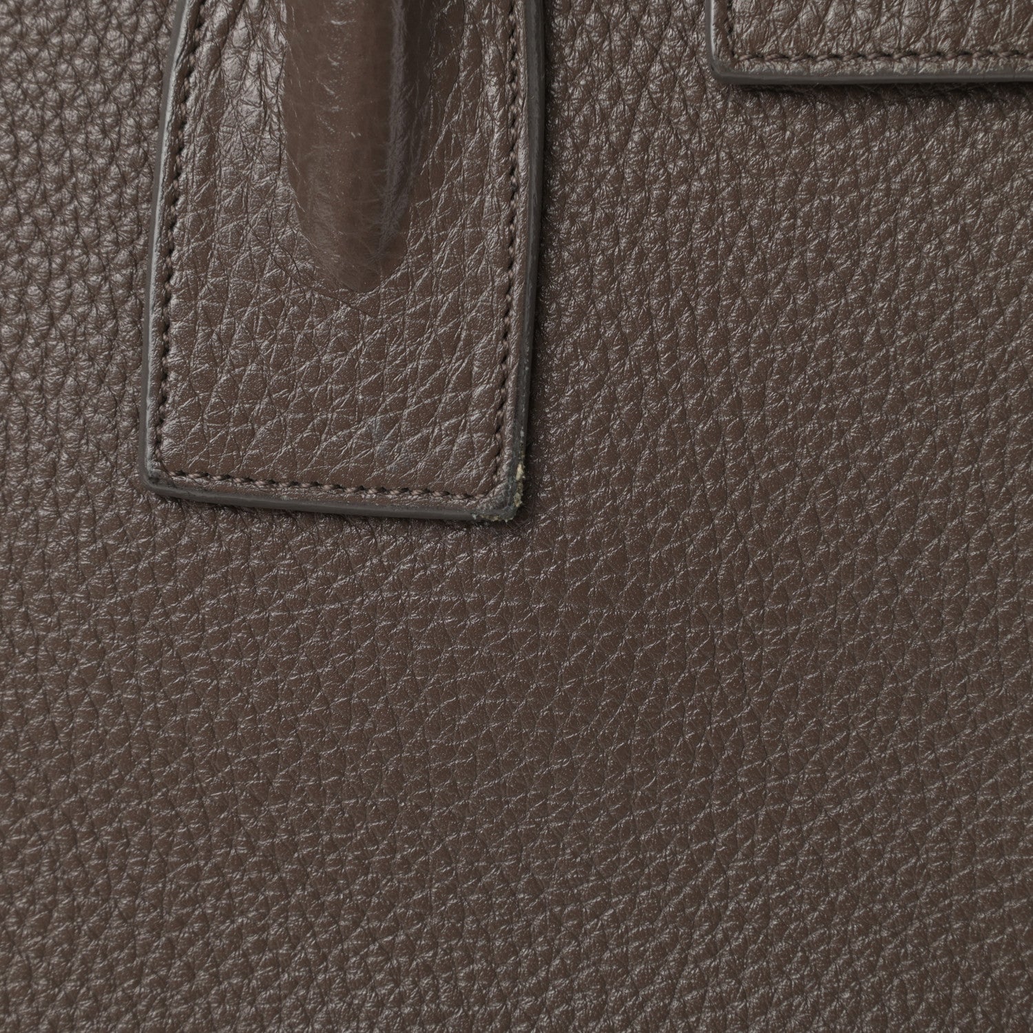 Saint Laurent Grained Calfskin Small Sac De Jour Earth 18 of 18