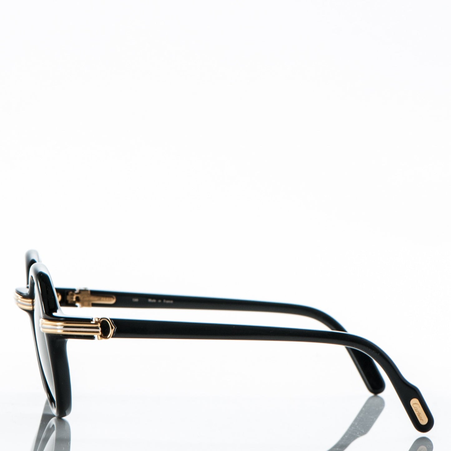Vintage Cabriolet Sunglasses 130 Black Gold