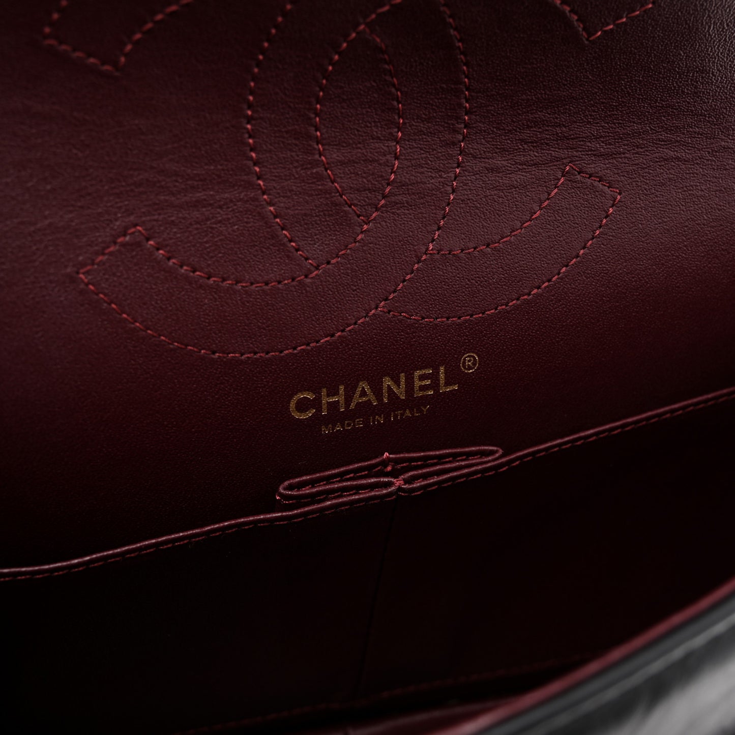 Aged Calfskin Quilted 2.55 Reissue 226 Flap Black