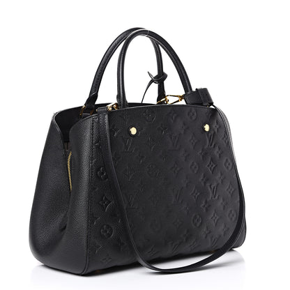 Louis Vuitton Empreinte Montaigne MM Black 2 of 10