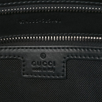 Gucci GG Supreme Monogram Appia Calfskin Web Briefcase Black 6 of 10