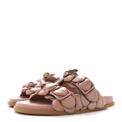 Valentino Garavani Kidskin Atelier 03 Rose Edition Double Buckle Slide Sandals 40 Rose Canelle 3 of 9