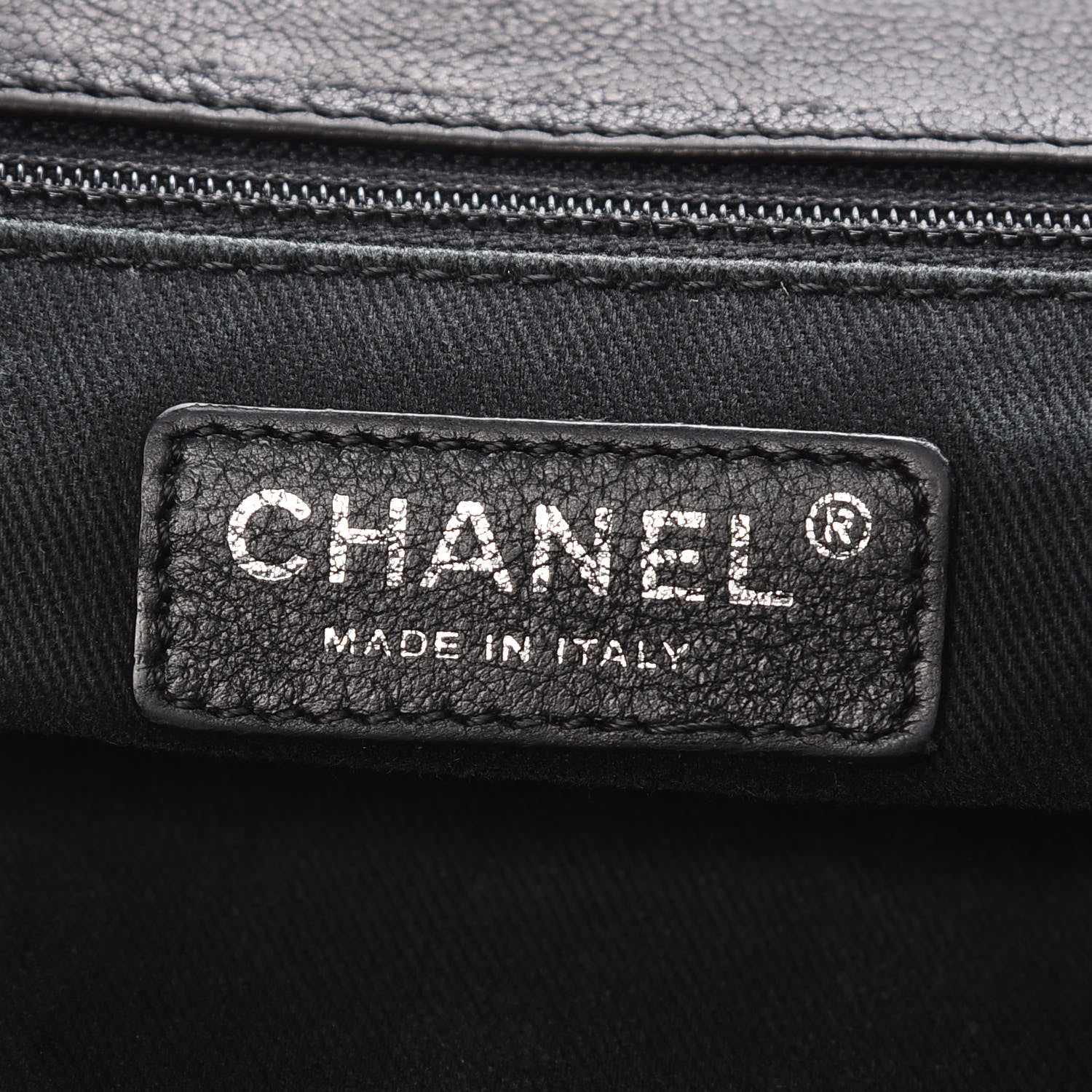 Chanel Calfskin Diamond Stitch Accordion Flap Black 6 of 12
