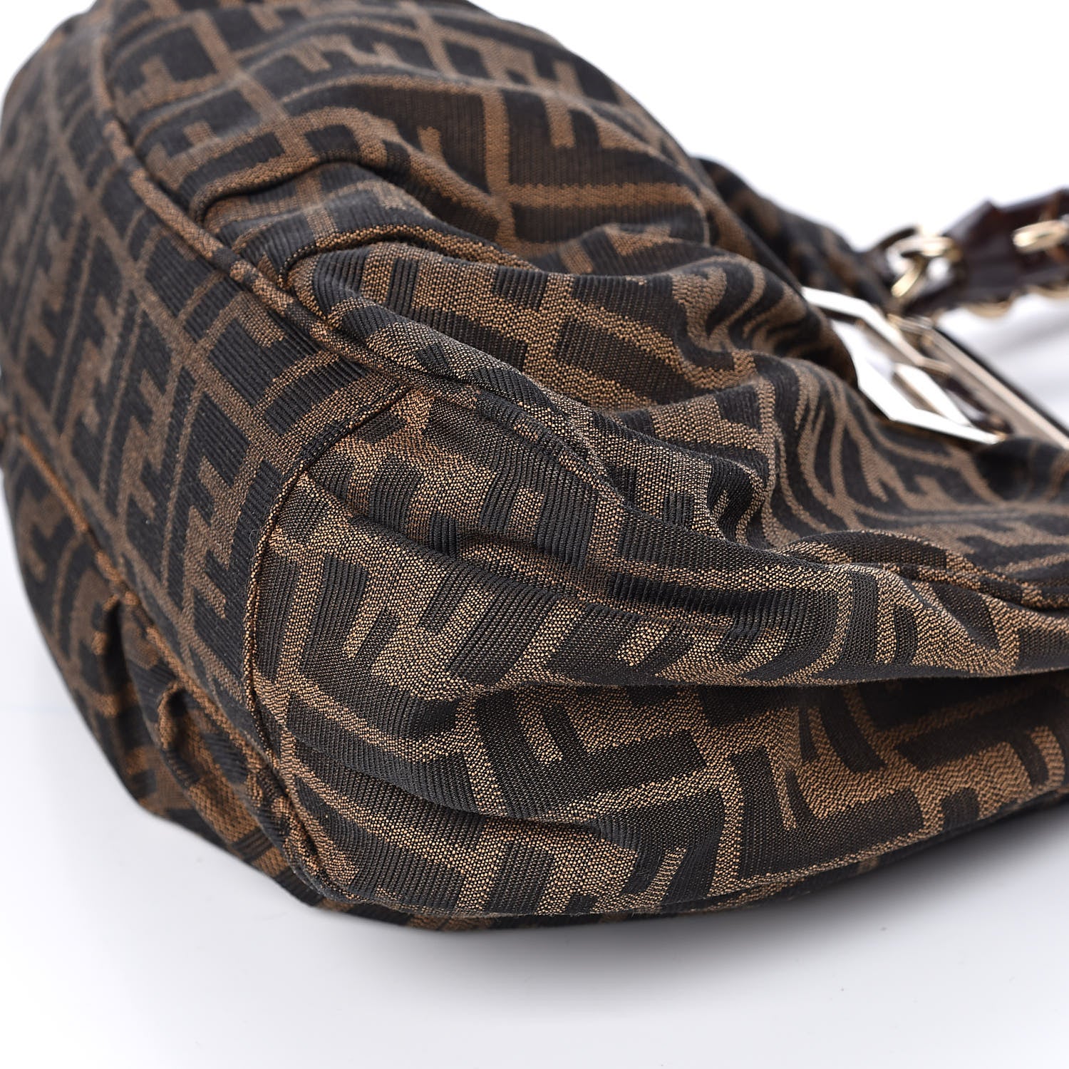 Fendi Zucca Small Mia Tote Tobacco 10 of 11