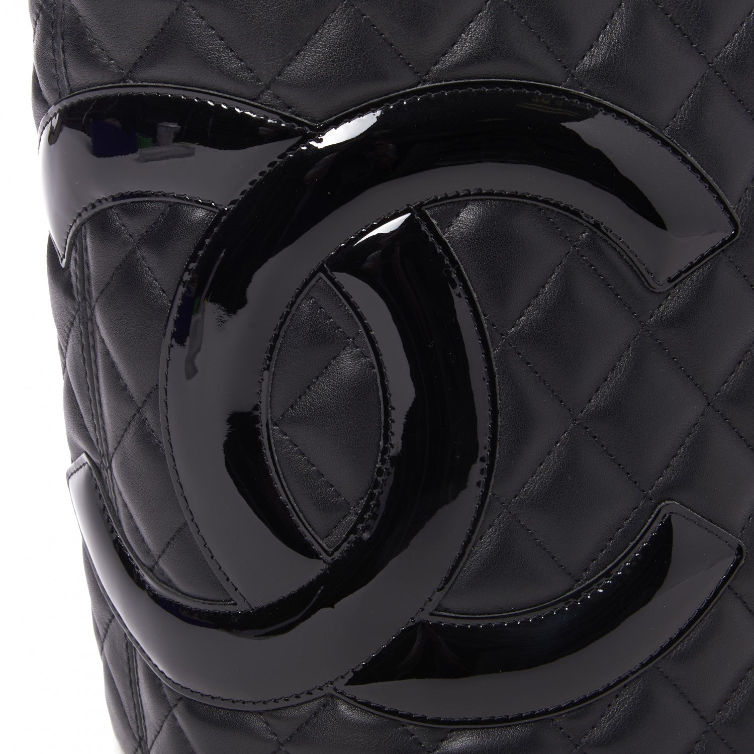 Chanel Calfskin Quilted Large Cambon Tote Black 7 of 9