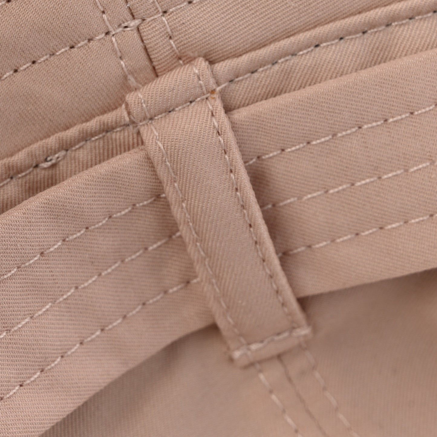 Cotton Gabardine Burberry Check Belted Heritage Bucket Hat M Sugar Pink