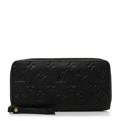 Louis Vuitton Empreinte Zippy Wallet Black 1 of 8