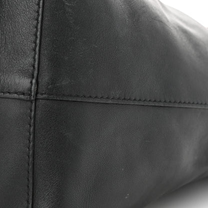 Burberry Calfskin Large Belt Tote Black 11 of 13