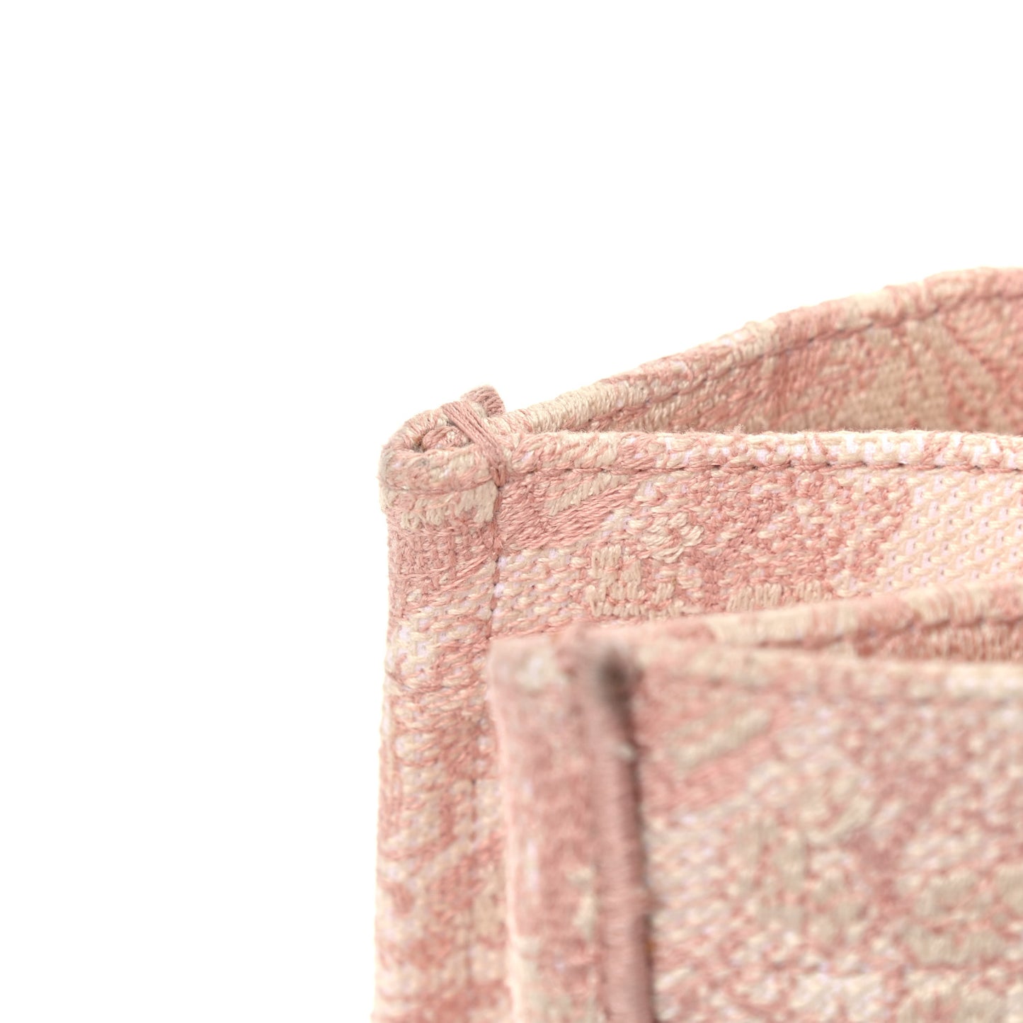 Canvas Embroidered Medium Dioriviera Toile De Jouy Book Tote Rose