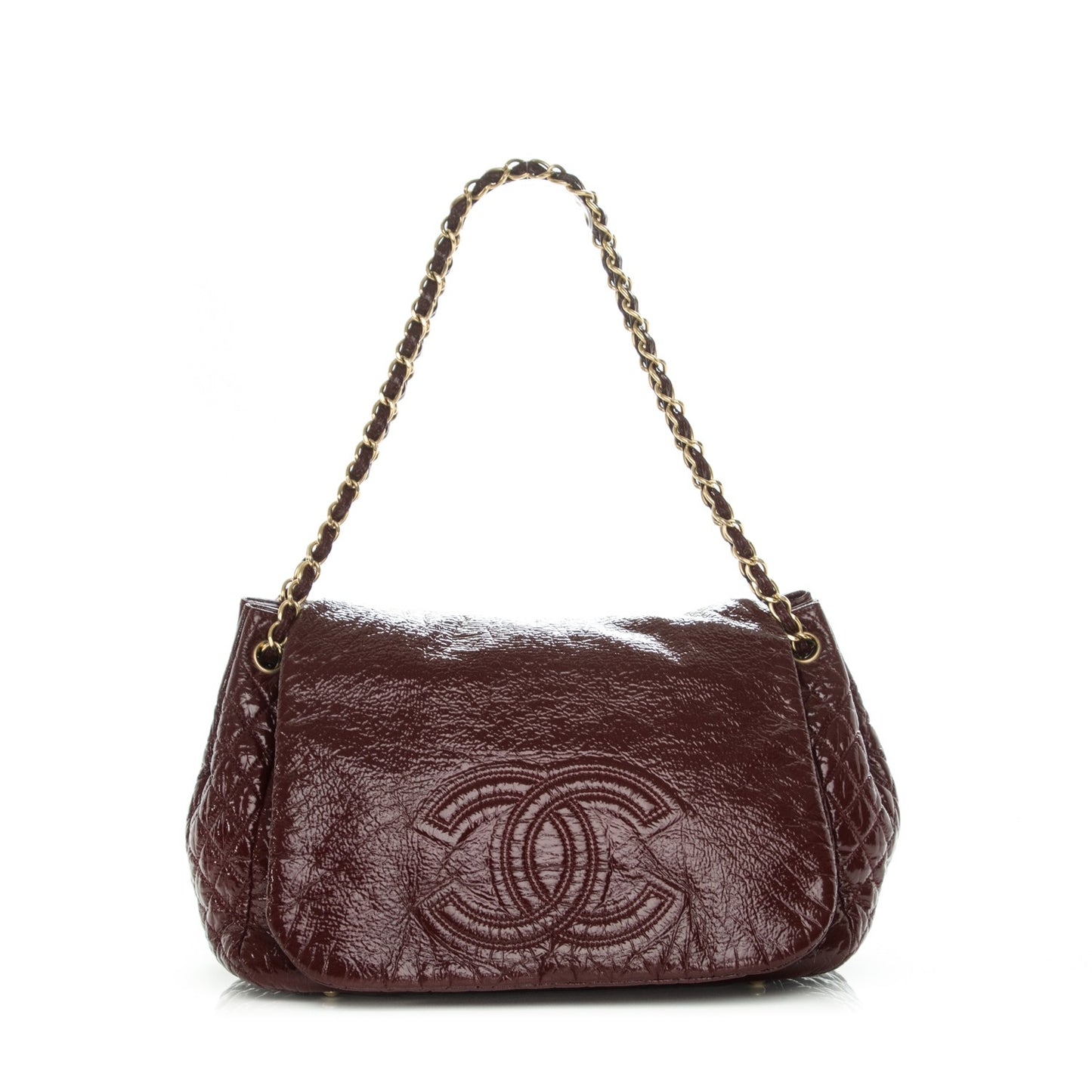 Vinyl XL Rock and Chain Flap Bordeaux