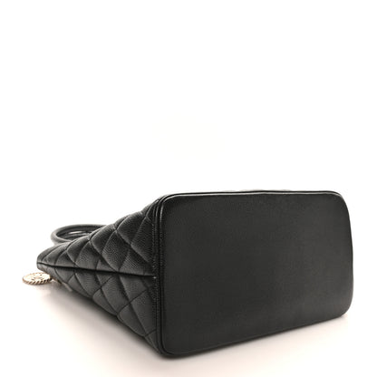 Chanel Caviar Quilted Medallion Tote Black 3 of 9