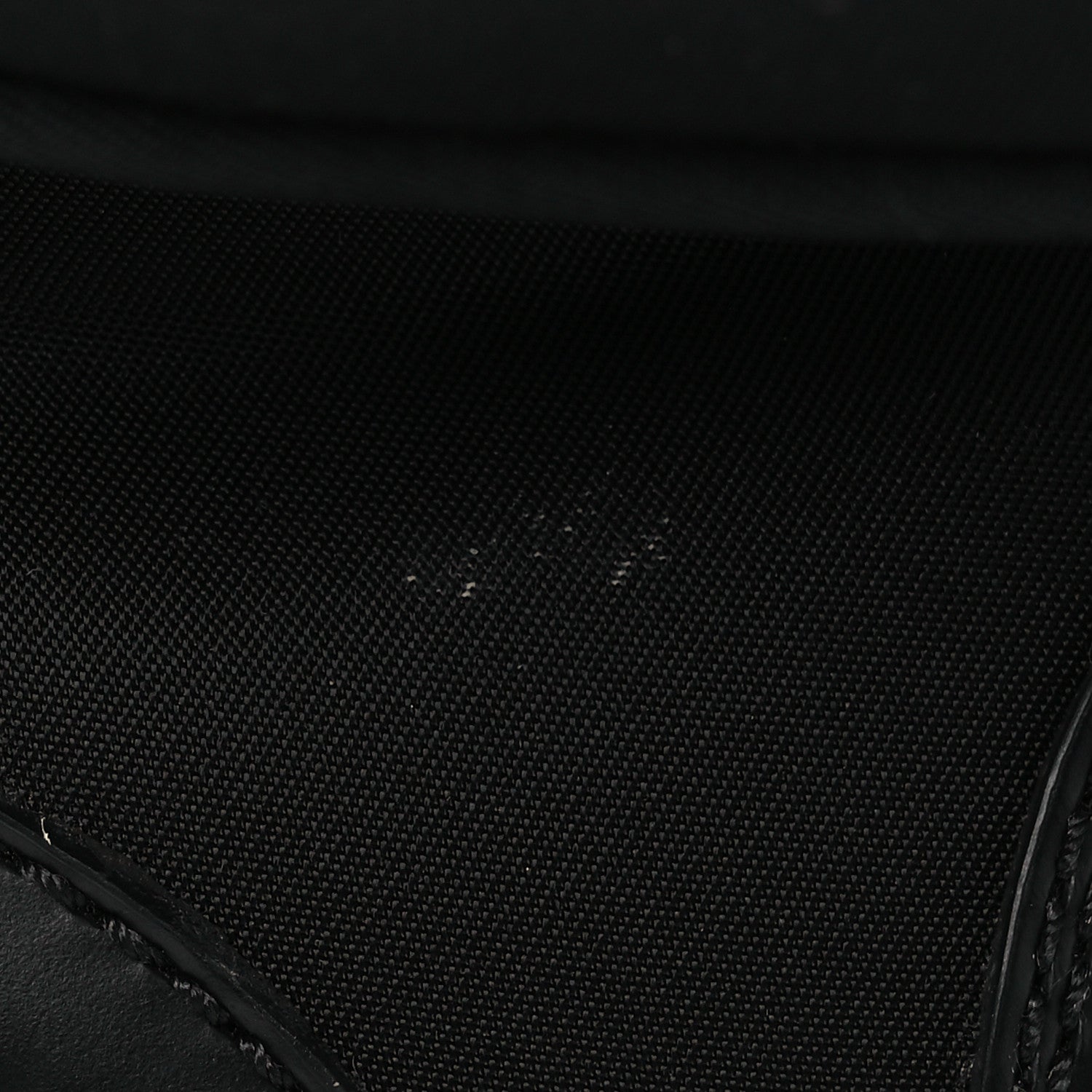 Prada Spazzolato Rois Nylon Metal Triangle Logo Monolith Pouch Pocket 55mm Boots 41 Black 12 of 14