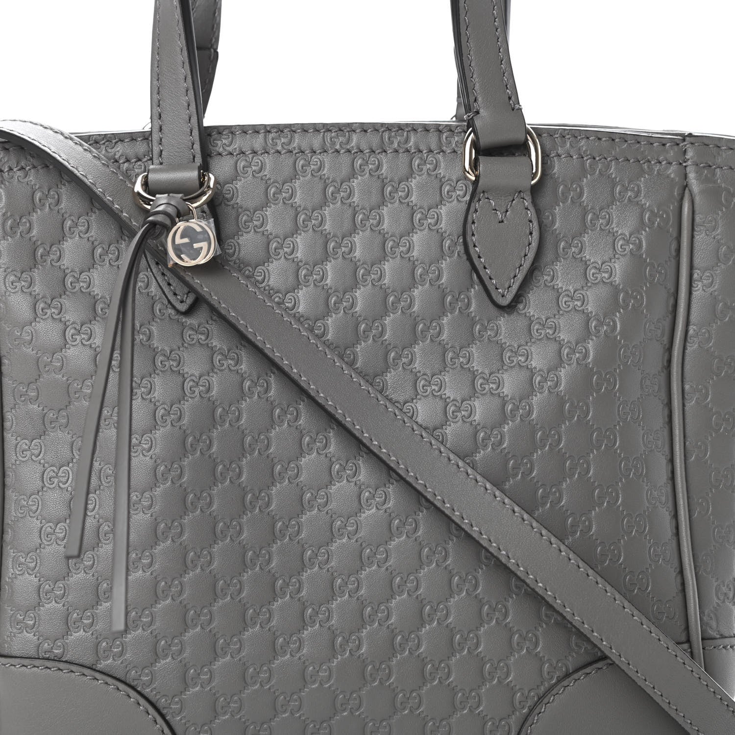 Gucci Microguccissima Small Bree Tote Graphite 8 of 10