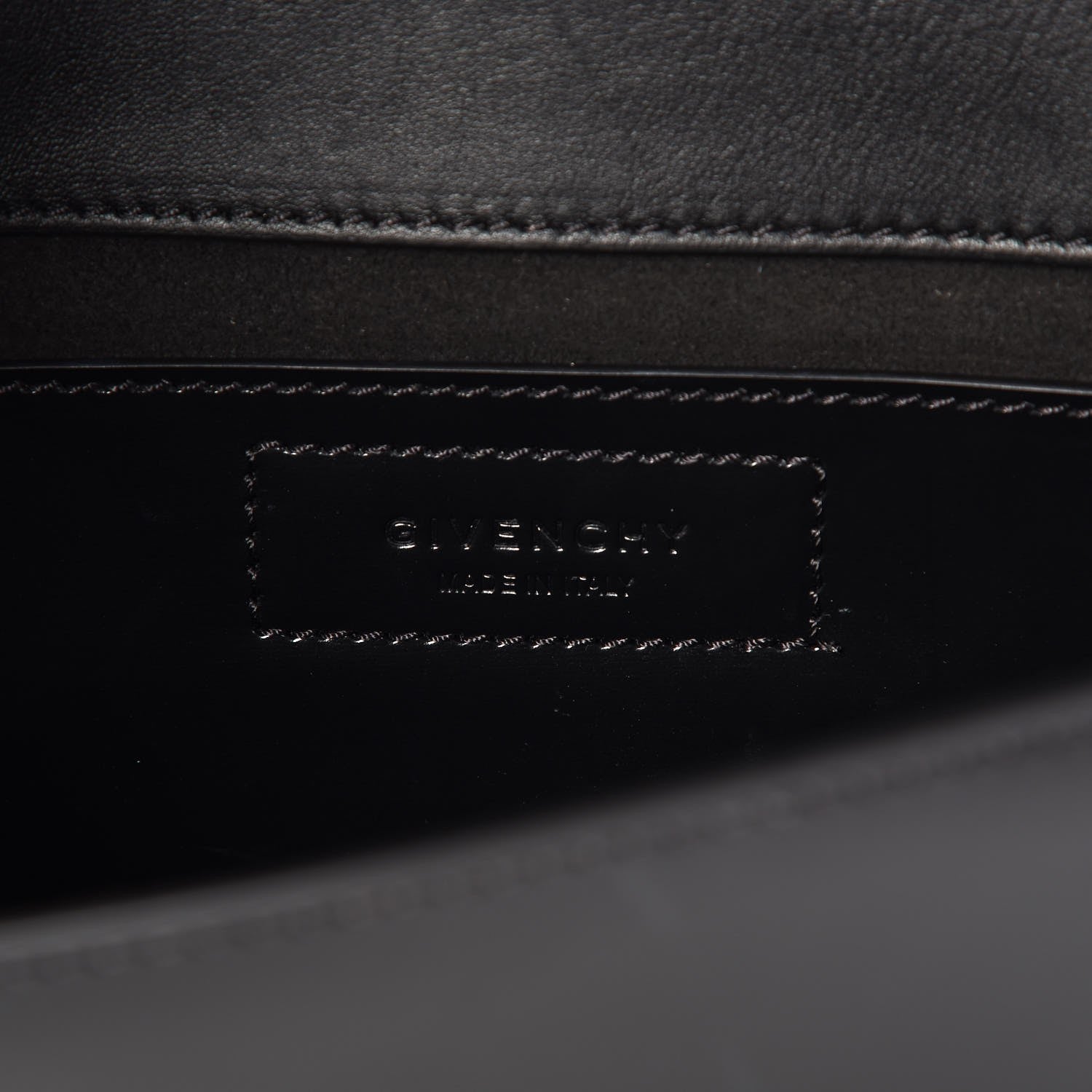 Givenchy Calfskin Infinity Flap Bag Black 6 of 6