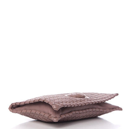 Bottega Veneta Nappa Intrecciato Turnlock Clutch Deco Rose 4 of 9