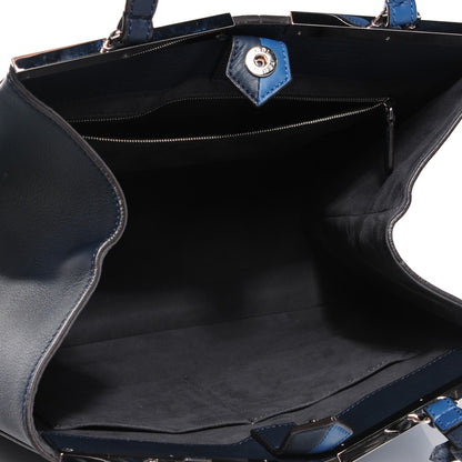 Fendi Vitello Bi-Color Large 3Jours Tote Lavagna Cobalto 7 of 10