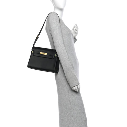Saint Laurent Smooth Calfskin Manhattan Shoulder Bag Black 2 of 15