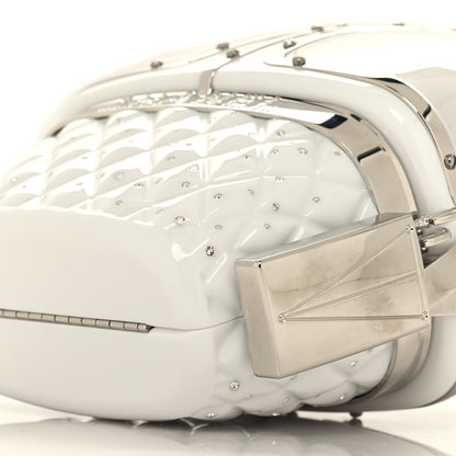Chanel Lucite Enamel Strass Evening In The Mountain Gondola Minaudiere Clutch White 10 of 11