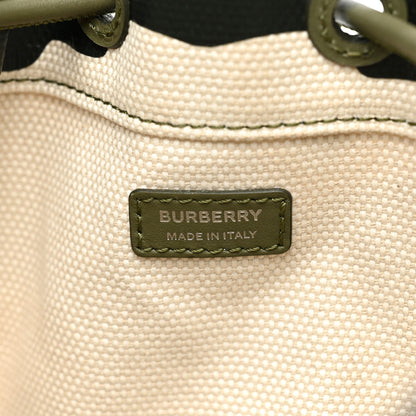 Burberry Coated Canvas Camouflage Print Phoebe Drawcord Pouch Multicolor 5 of 15