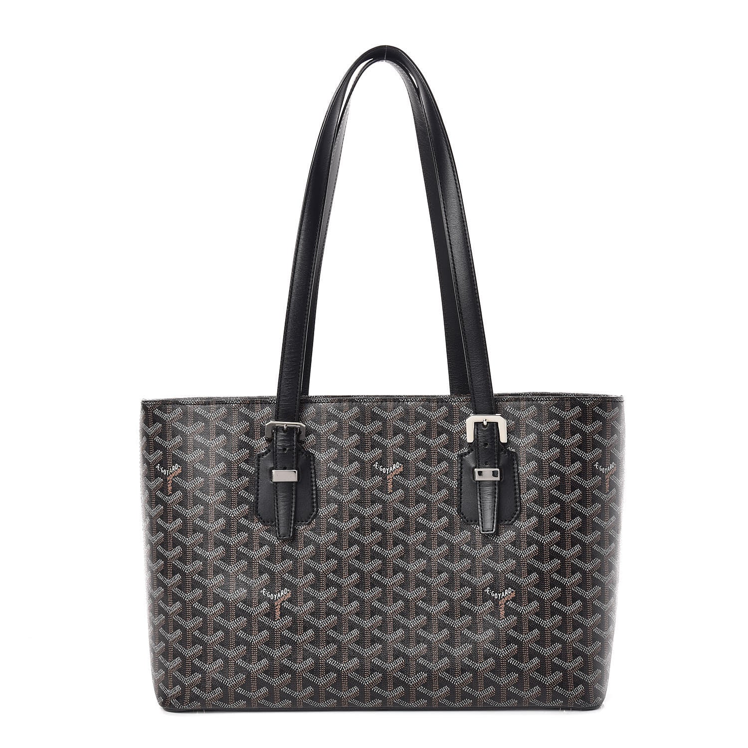Goyard Goyardine Sac Marie Galante MM Black 1 of 12