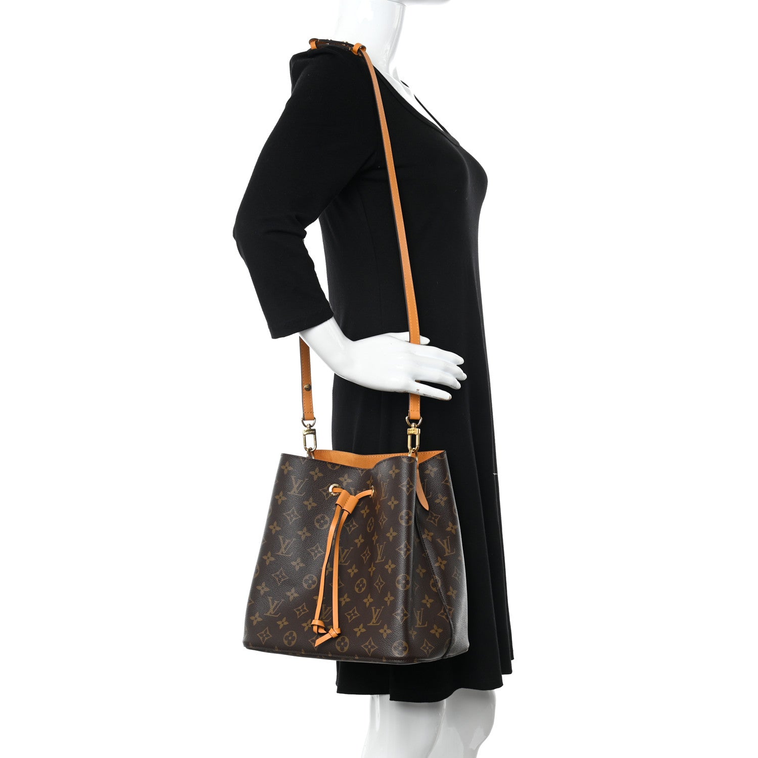 Louis Vuitton Monogram Neonoe MM Safran 2 of 9