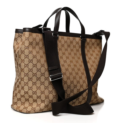 Gucci GG Monogram Large Joy Tote Bag Dark Brown 2 of 9