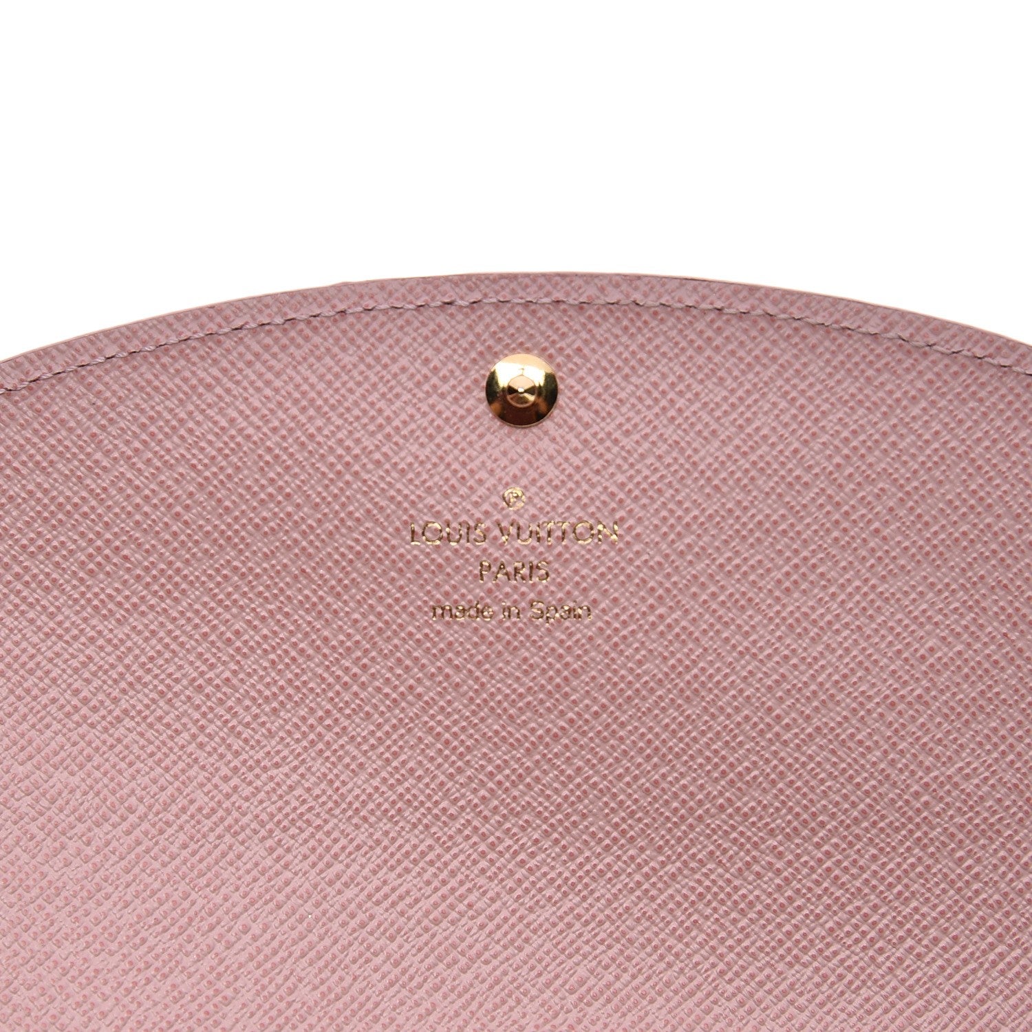 Louis Vuitton Damier Ebene Caissa Wallet Rose Ballerine 6 of 8