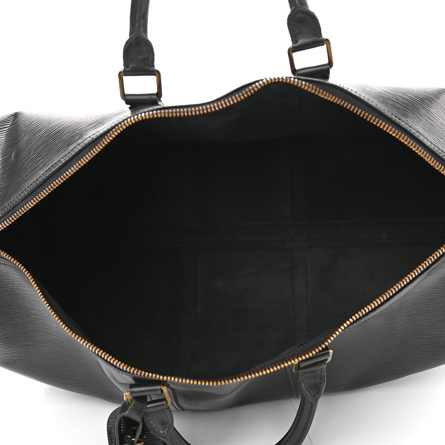 Louis Vuitton Epi Keepall 50 Black 4 of 8
