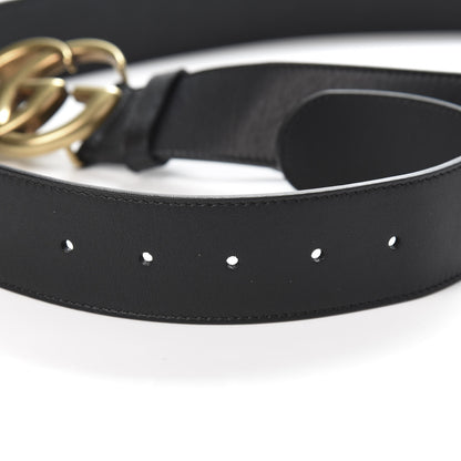Gucci Moon Calfskin Double G 40mm Belt 115 46 Black 4 of 5