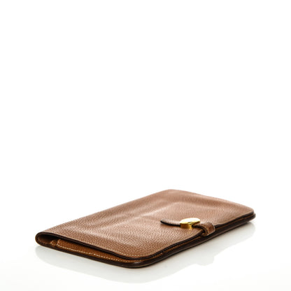 Hermes Togo Dogon Duo Wallet Gold 4 of 16