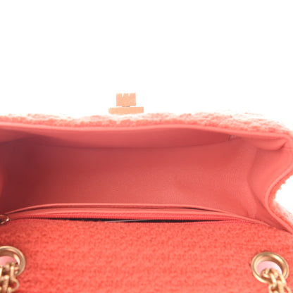 Chanel Tweed Quilted 2.55 Reissue Mini Flap Coral 5 of 9