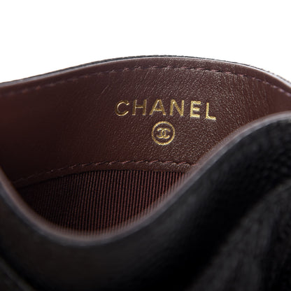 Chanel Caviar Quilted Card Holder Black 6 of 9