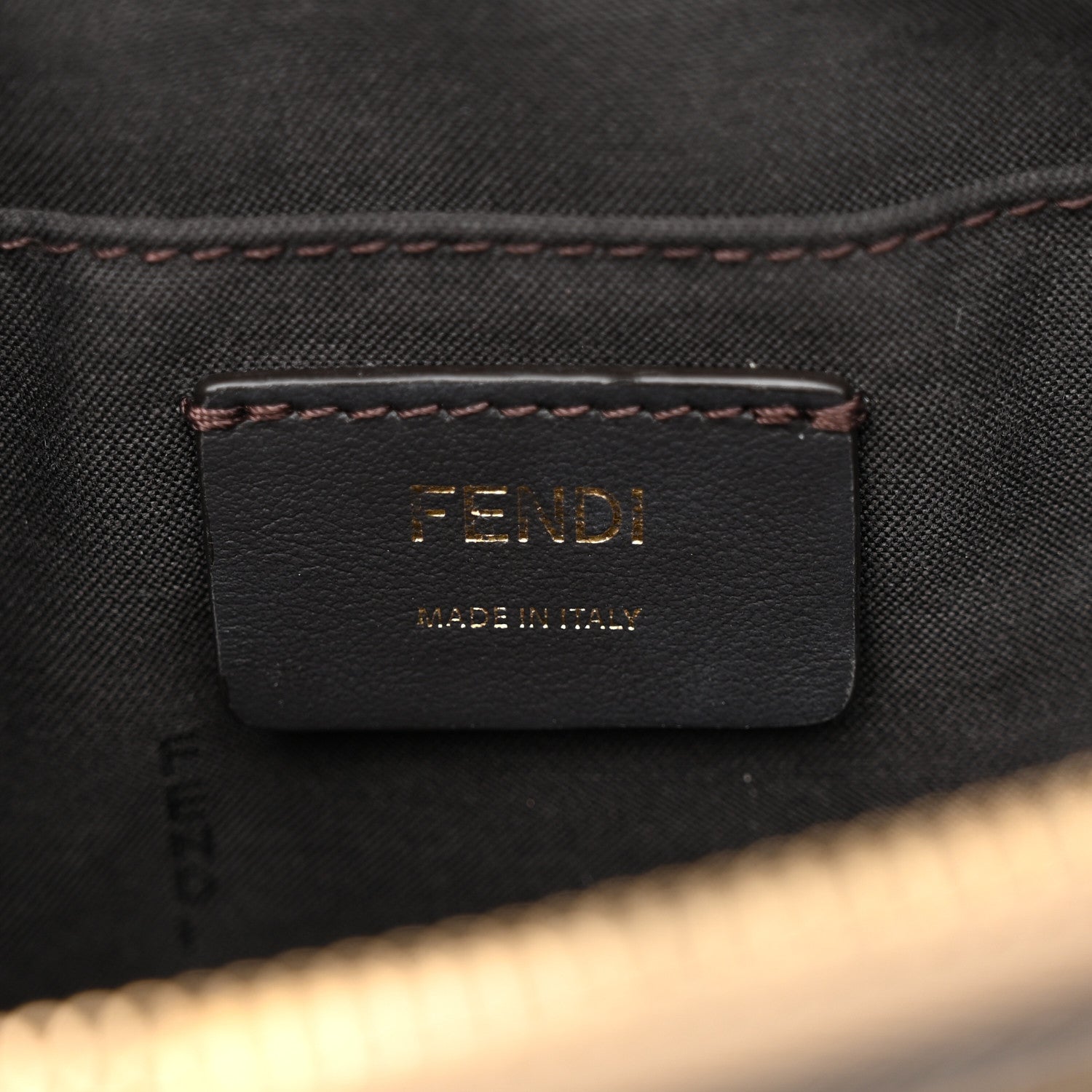 Fendi Vitello King Logo Embossed Mini By The Way Boston Bag Nuvola 6 of 12