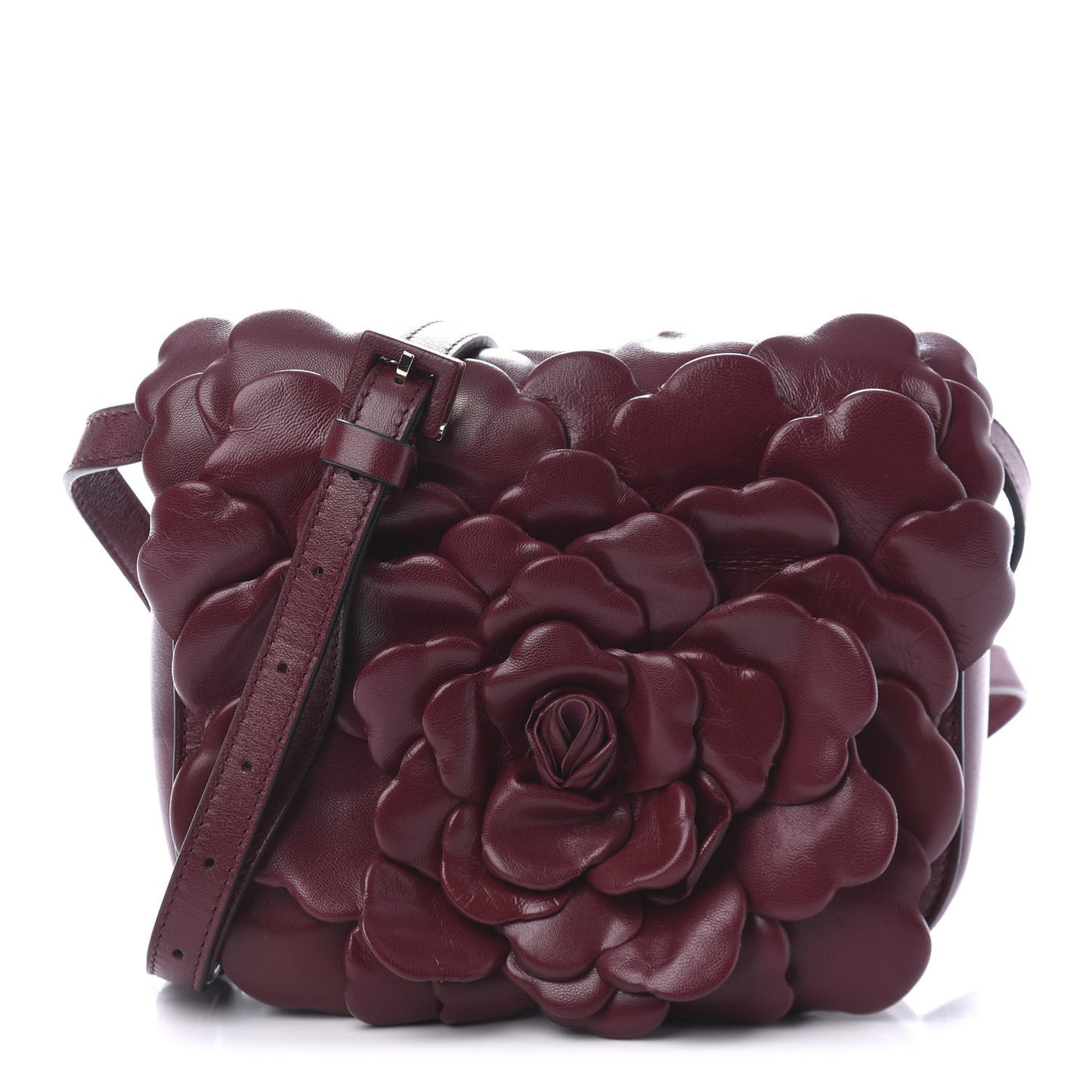 Nappa Atelier 03 Rose Edition Small Flap Crossbody Bag Cerise