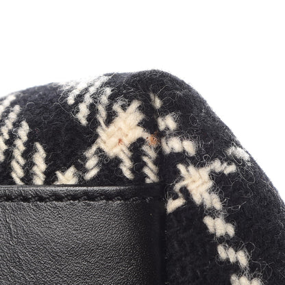 Burberry Wool Plaid Check Small Shoulder Bag Black 14 of 14