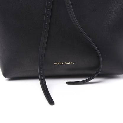 Mansur Gavriel Calfskin Mini Backpack Bag Black Flamma 6 of 11