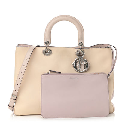 Christian Dior Smooth Calfskin Large Diorissimo Tote Beige 1 of 17
