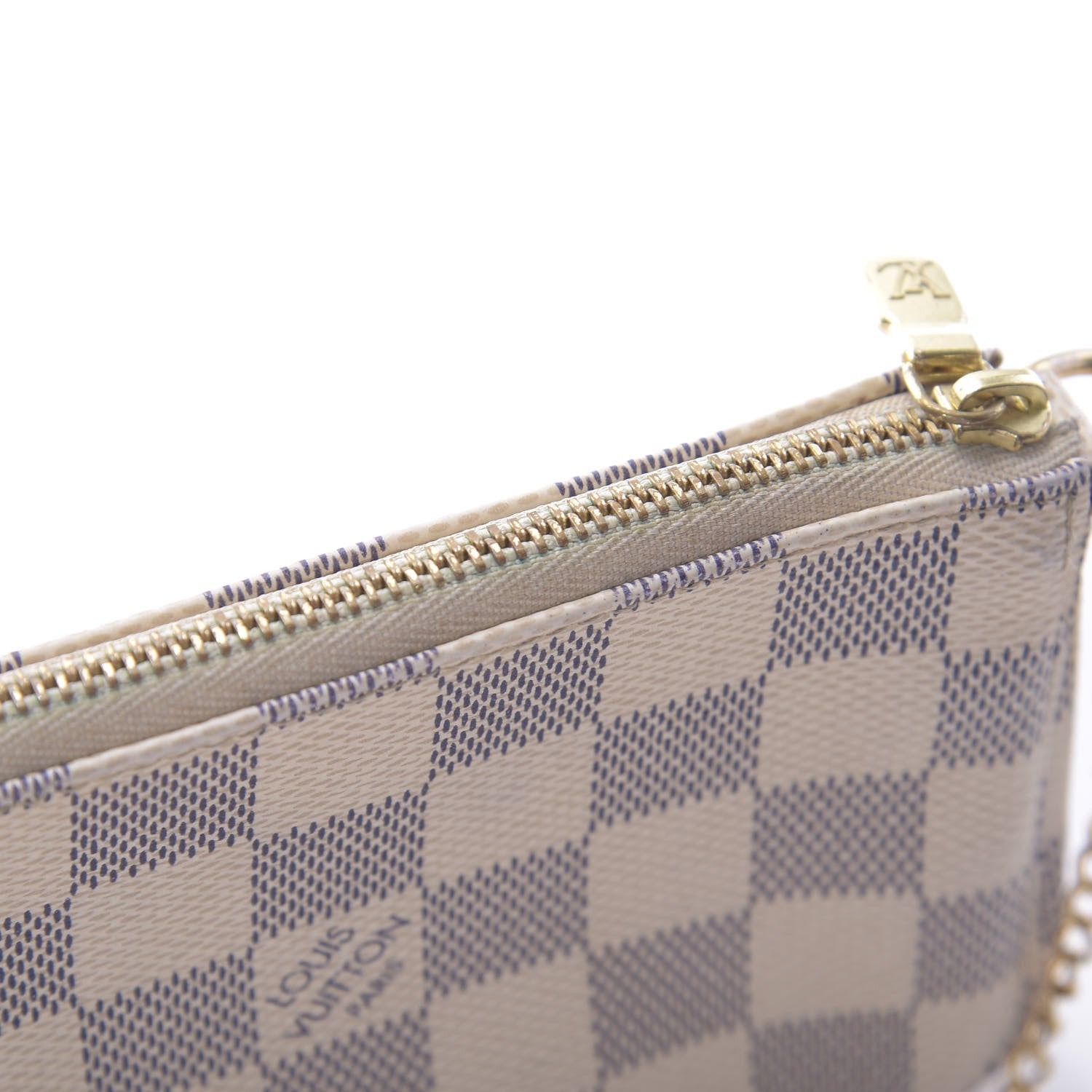 Louis Vuitton Damier Azur Mini Pochette Accessories 7 of 10