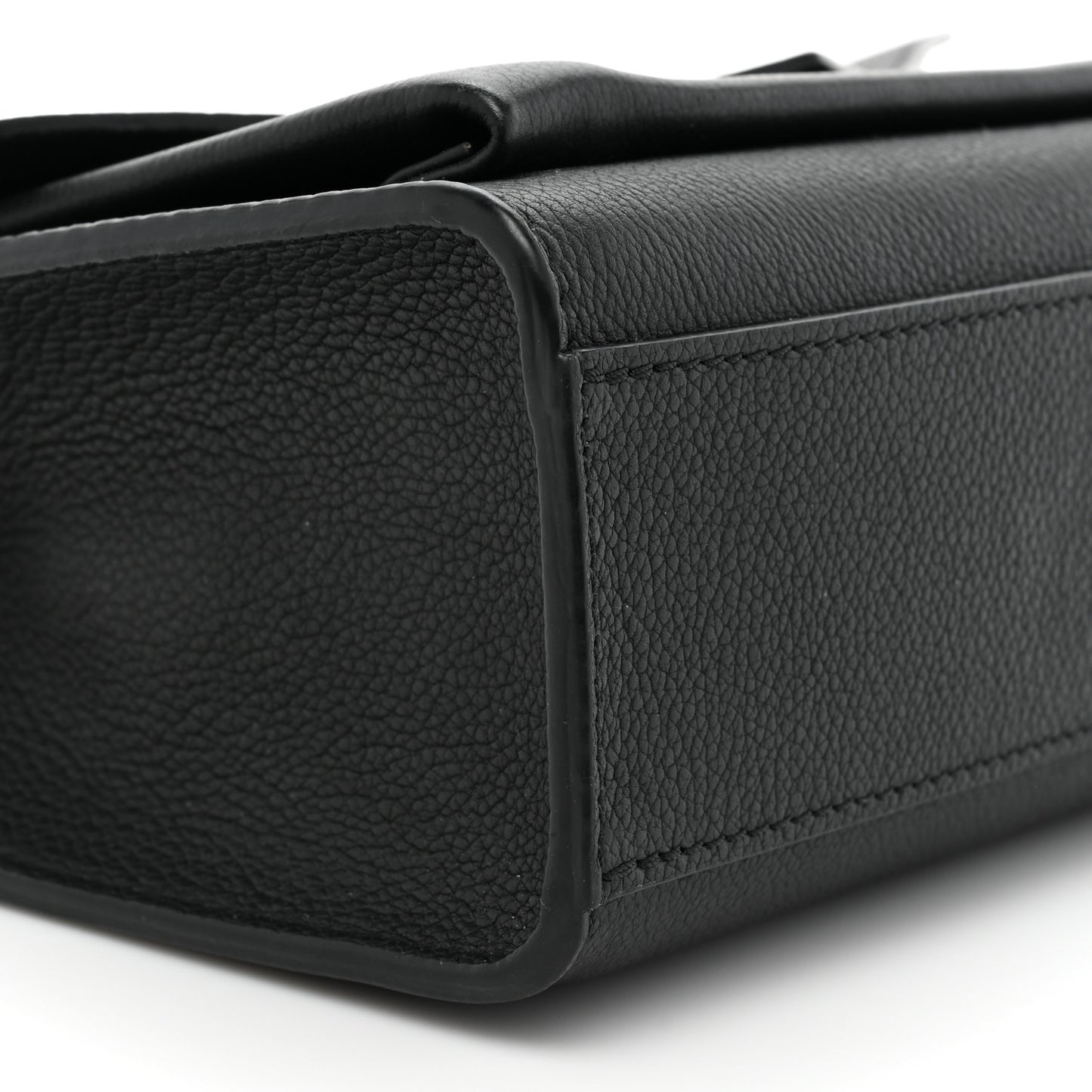 Soft Calfskin My Lockme Chain Bag BB Black